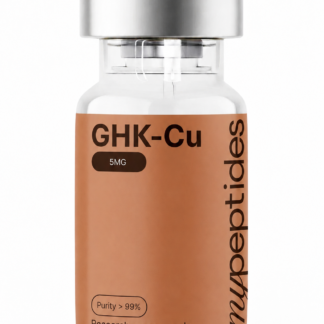 Flacon GHK-Cu 5mg My Peptides — peptide cuivre, usage recherche uniquement